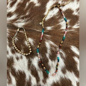 louts & Luna master healer beaded necklace and Bracelet bundle
